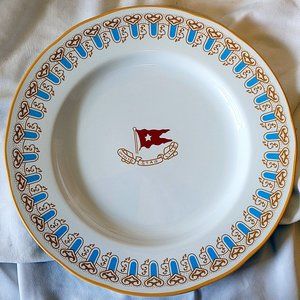 RMS Titanic 1st Class Wisteria Dinner Plate Authentic Replica